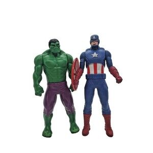 The Incredible Hulk Marvel  & Captian America 6" Action Figures The Avengers